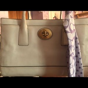 All Leather Coach Bag